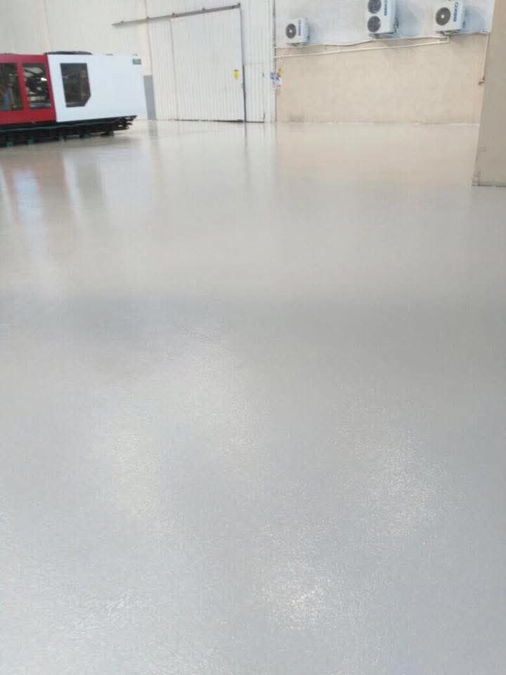 Kiray İnşaat zemin uygulama projesi 3 - Beton silimi, epoksi boya, perdahlı beton ve endüstriyel zemin kaplama örnekleri Ankara