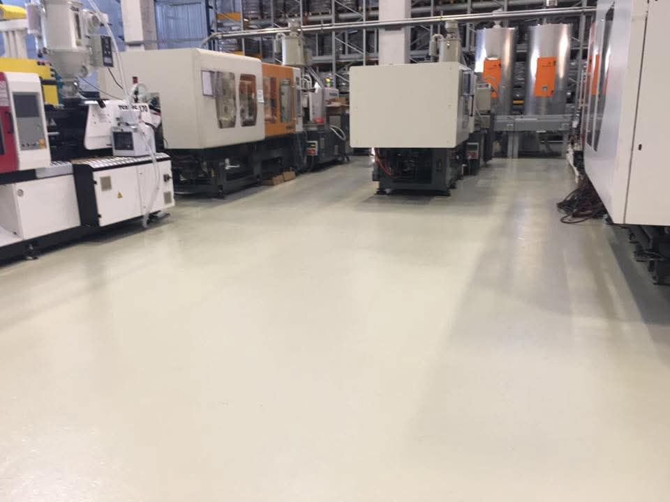 Ankara'da tamamlanmış endüstriyel zemin kaplama projesi - Kiray İnşaat kalite standartları